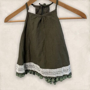 Tommy Bahama Pom Pom‎ Fringe Top Size 12 Months